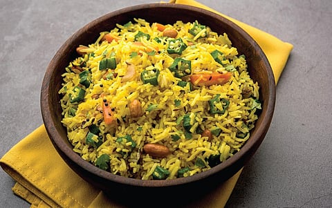 ருசி பசி - 7: குழந்தைகள் விரும்பும் வெண்டைக்காய் புலாவ்