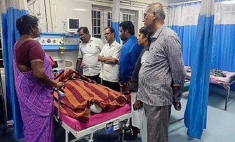 நாங்குநேரியில் பயங்கர தாக்குதலுக்கு உள்ளாக்கப்பட்ட சிறுவன்