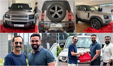 கேரளாவில் ‘லேண்ட் ரோவர் டிஃபென்டர் 90’ காரை வாங்கிய முதல் நபர் ஃபஹத் ஃபாசில்