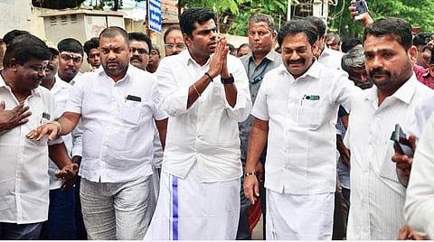 தமிழகத்தில் வன்முறை கலாச்சாரம் பெரிதும் தலைதூக்கியுள்ளது - பாஜக மாநில தலைவர் அண்ணாமலை குற்றச்சாட்டு