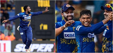 ஆசிய கோப்பை IND vs SL | துனித், சாரித் கூட்டணியில் வீழ்ந்த இந்திய பேட்ஸ்மேன்கள் - இலங்கைக்கு 214 ரன்கள் இலக்கு