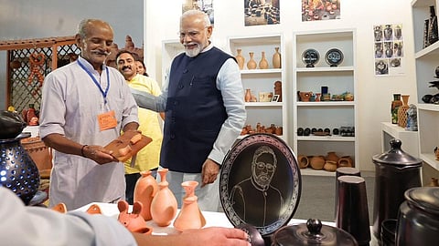 பிஎம் விஸ்வகர்மா திட்டம் தொடக்கத்தின் போது பிரதமர் மோடி