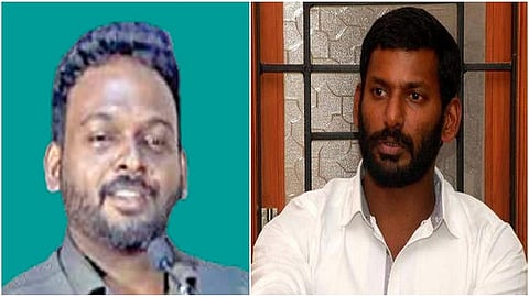 சின்ன படங்கள் தயாரிக்க வரவேண்டாம் என்பதா? - நடிகர் விஷாலுக்கு தயாரிப்பாளர் எதிர்ப்பு