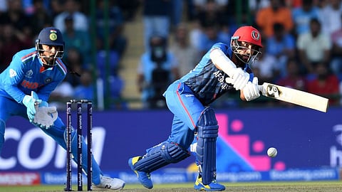 ODI WC 2023 | ஆப்கன் கேப்டனின் 100+ பார்ட்னர்ஷிப் - இந்திய அணிக்கு 273 ரன்கள் இலக்கு