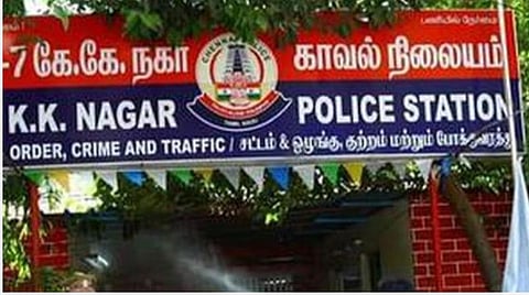 கே.கே.நகர் அடுக்குமாடி குடியிருப்பில் மண்ணெண்ணெய் குண்டுவீச்சு