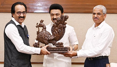 முதல்வர் ஸ்டாலின் உடன் இஸ்ரோ தலைவர் சோம்நாத்