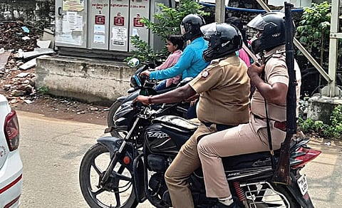 குற்றச்செயல்கள் அதிகம் நடைபெறும் பகுதிகளில் துப்பாக்கி ஏந்திய போலீஸ் ரோந்து: ஆணையர் உத்தரவை அடுத்து உடனடியாக அமல்