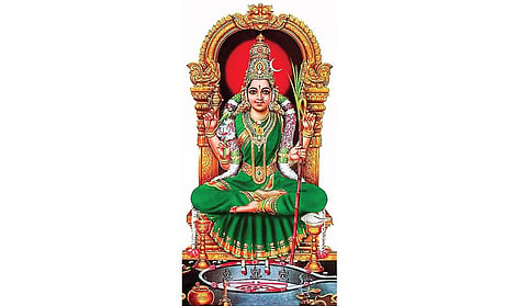 காமனின் தொழிலைச் செய்த அம்பிகை