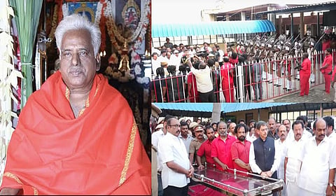 அரசு மரியாதையுடன் மேல்மருவத்தூர் ஆன்மிக குரு பங்காரு அடிகளார் உடல் சித்தர் முறைப்படி நல்லடக்கம்