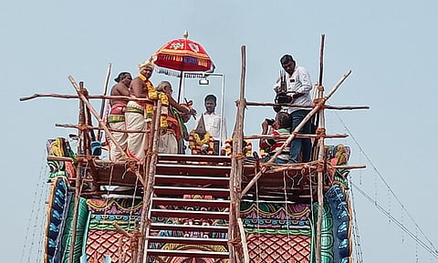 18 ஆண்டுகளுக்குப் பின் கும்பகோணம் நாச்சியார் கோயிலில் கும்பாபிஷேகம்