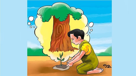கதைக் குறள் - 45: பலருக்கும் பயன்தரும் மரம் வளர்ப்போம்