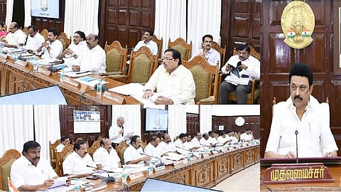 முதல்வர் ஸ்டாலின் தலைமையில் நடைபெற்ற அமைச்சரவை கூட்டம்