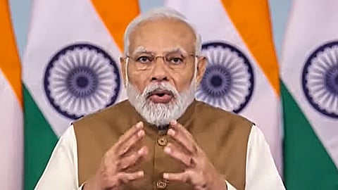 காணொளி வாயிலாக உரையாற்றிய பிரதமர் மோடி