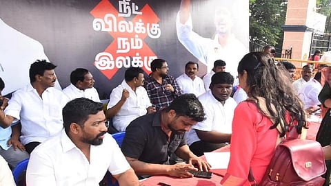 'நீட்' தேர்வுக்கு எதிர்ப்பு தெரிவிக்க அரசியல் கட்சிக்கு உரிமை உள்ளது: உயர் நீதிமன்றம் கருத்து