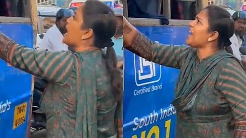 மாணவர்களை மிரட்டிய நடிகை ரஞ்சனா நாச்சியார் | படம் உதவி: சமூக வலைதளம்