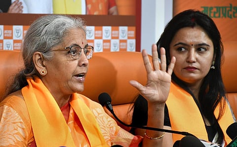 “நோயுற்ற நிலையில் இருந்த ம.பி.யை மீட்டு சிறப்பாக மாற்றியது பாஜகதான்” - நிர்மலா சீதாராமன்