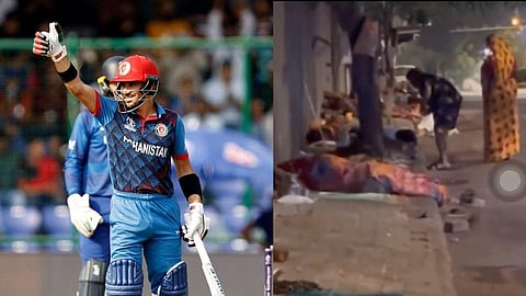 நடைபாதைகளில் வசிக்கும் ஏழைகளுக்கு உதவிய ஆப்கானிஸ்தான் வீரர்: சமூக வலைதளங்களில் குவியும் பாராட்டு