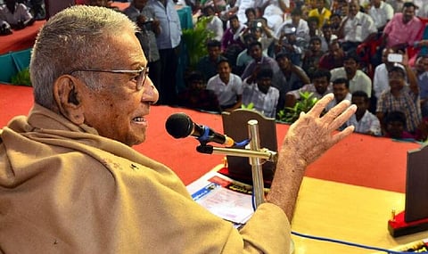 மார்க்சிஸ்ட் கம்யூனிஸ்ட் கட்சியின் மூத்த தலைவர் என்.சங்கரய்யா | கோப்புப் படம்