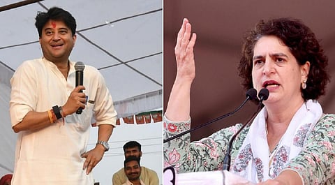 ஜோதிராதித்ய சிந்தியா, பிரியங்கா காந்தி