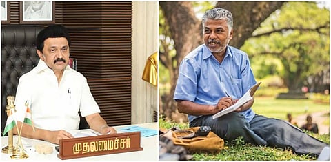 எழுத்தாளர் பெருமாள் முருகனுக்கு உயரிய விருது: முதல்வர் ஸ்டாலின் வாழ்த்து