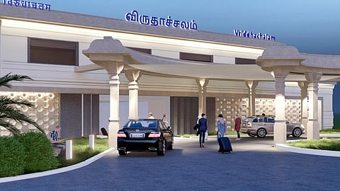 விருத்தாசலம் ரயில் நிலைய முகப்பு மாதிரி புகைப்படம்