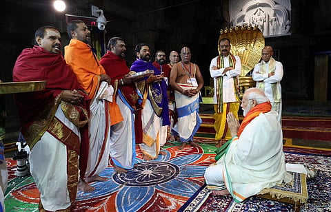 “140 கோடி இந்தியர்களின் நலனுக்காக திருப்பதியில் பிரார்த்தனை செய்தேன்” - பிரதமர் மோடி ட்வீட்