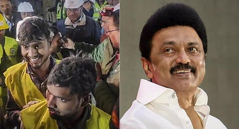 உத்தராகண்ட் தொழிலாளர்கள் மீட்பு: மீட்புக்குழுவினருக்கு முதல்வர் ஸ்டாலின் நன்றி