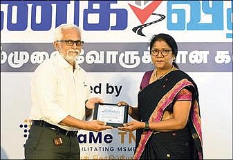 கோவையில் ‘வணிக வீதி - தொழில்முனைவோருக்கான களம்' வழிகாட்டி நிகழ்ச்சி: மகிழ்ச்சியான குடும்பம்தான் தொழில்முனைவோர் வெற்றிக்கு அடித்தளம் - ஆம்பியர் நிறுவனர் ஹேமா அண்ணாமலை கருத்து
