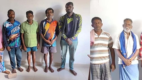 இலங்கை கடற்படையினரால் புதுக்கோட்டை மீனவர்கள் 13 பேர் கைது