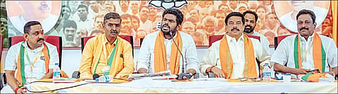 மத்திய அரசின் திட்டங்களை மக்களிடையே கொண்டுசெல்ல வேண்டும்: பாஜக ஊடகப் பிரிவு கூட்டத்தில் அண்ணாமலை அறிவுறுத்தல்