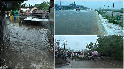 தென் மாவட்டங்களில் கனமழையால் வெள்ளப்பெருக்கு: குடியிருப்புகளில் மழைநீர் புகுந்தது