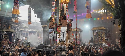 சிதம்பரம் நடராஜர் கோயில் ஆருத்ரா தரிசன விழா கொடியேற்றம்: டிச.26-ல் தேர் திருவிழா