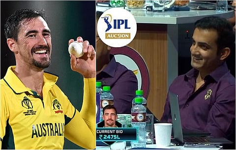 IPL 2024 Auctions | புதிய வரலாறு படைத்த மிட்செல் ஸ்டார்க்... ரூ.24.75 கோடிக்கு வாங்கிய கொல்கத்தா!