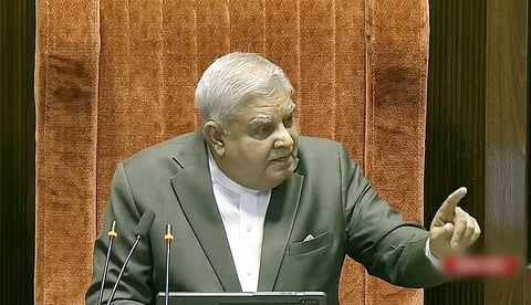 மாநிலங்களவையில் ஜக்தீப் தன்கர்