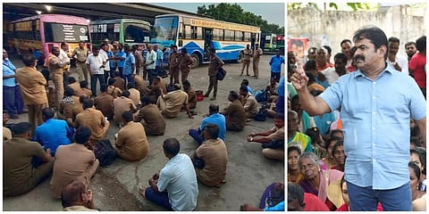 “போக்குவரத்து தொழிலாளர்களின் கோரிக்கைகளை நிறைவேற்றாதது துரோகம்” - சீமான் சாடல்