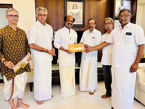 அயோத்தி ராமர் கோயில் கும்பாபிஷேகம்: நடிகர் ரஜினிக்கு நேரில் அழைப்பு
