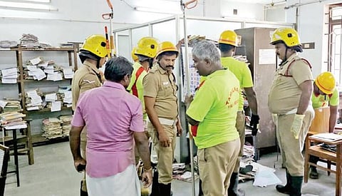 நெல்லை ஆட்சியர் அலுவலகத்தில் தொடர்ந்து பிடிபடும் பாம்புகள்