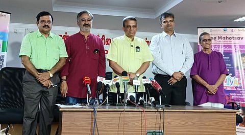 சென்னையில் பத்திரிகையாளர்களைச் சந்தித்த ஹார்ட்ஃபுல்னெஸ் அமைப்பினர்.