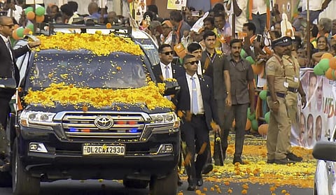 சென்னையில் பிரதமர் மோடிக்கு உற்சாக வரவேற்பு!