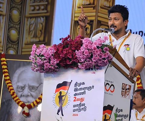“அமலாக்கத் துறை மூலம் திமுகவை மிரட்டுகிறார்கள்” - இளைஞரணி மாநாட்டில் உதயநிதி குற்றச்சாட்டு