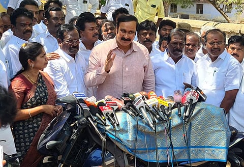 “ஒரே நாடு, ஒரே தேர்தலால் தேசிய கட்சிகளுக்கு மட்டுமே சாதகம்” - அன்புமணி ராமதாஸ் கருத்து
