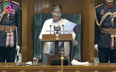 “ஒரே பாரதம், உன்னத பாரதம் என்பதே இலக்கு” - நாடாளுமன்றத்தில் குடியரசுத் தலைவர் உரை