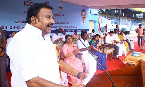 மாநகராட்சி பள்ளிகள் அளவிலான விளையாட்டு போட்டிகள்: அமைச்சர் கே.என்.நேரு தொடங்கிவைத்தார்