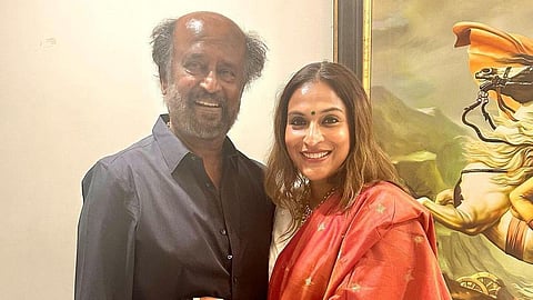 நடிகர் ரஜினிகாந்த் | மகள் ஐஸ்வர்யா