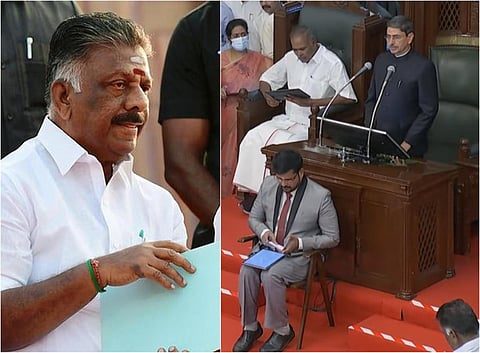 “பொய்மையின் மொத்த உருவம்தான் தமிழக அரசின் ஆளுநர் உரை” - ஓபிஎஸ் கருத்து