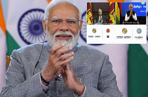 இலங்கை, மொரிஷியஸில் யுபிஐ சேவை - பிரதமர் மோடி தொடங்கி வைத்தார்