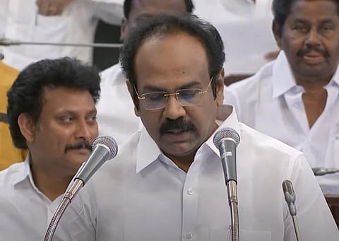 தமிழக நிதியமைச்சர் தங்கம் தென்னரசு