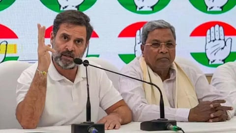 பாஜகவுக்கு எதிராக ஊழல் குற்றசாட்டு: ராகுல், சித்தராமையா, டி.கே.சி ஆஜராக கோர்ட் நோட்டீஸ்
