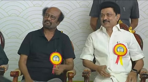 “இது கலைஞரின் தாஜ்மஹால்!” - ரஜினி சிலாகிப்பு @ கருணாநிதி நினைவிடம்