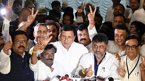 கர்நாடகாவில் காங்கிரஸுக்கு 3, பாஜகவுக்கு ஒரு சீட் - மாநிலங்களவைத் தேர்தல் முடிவுகள்